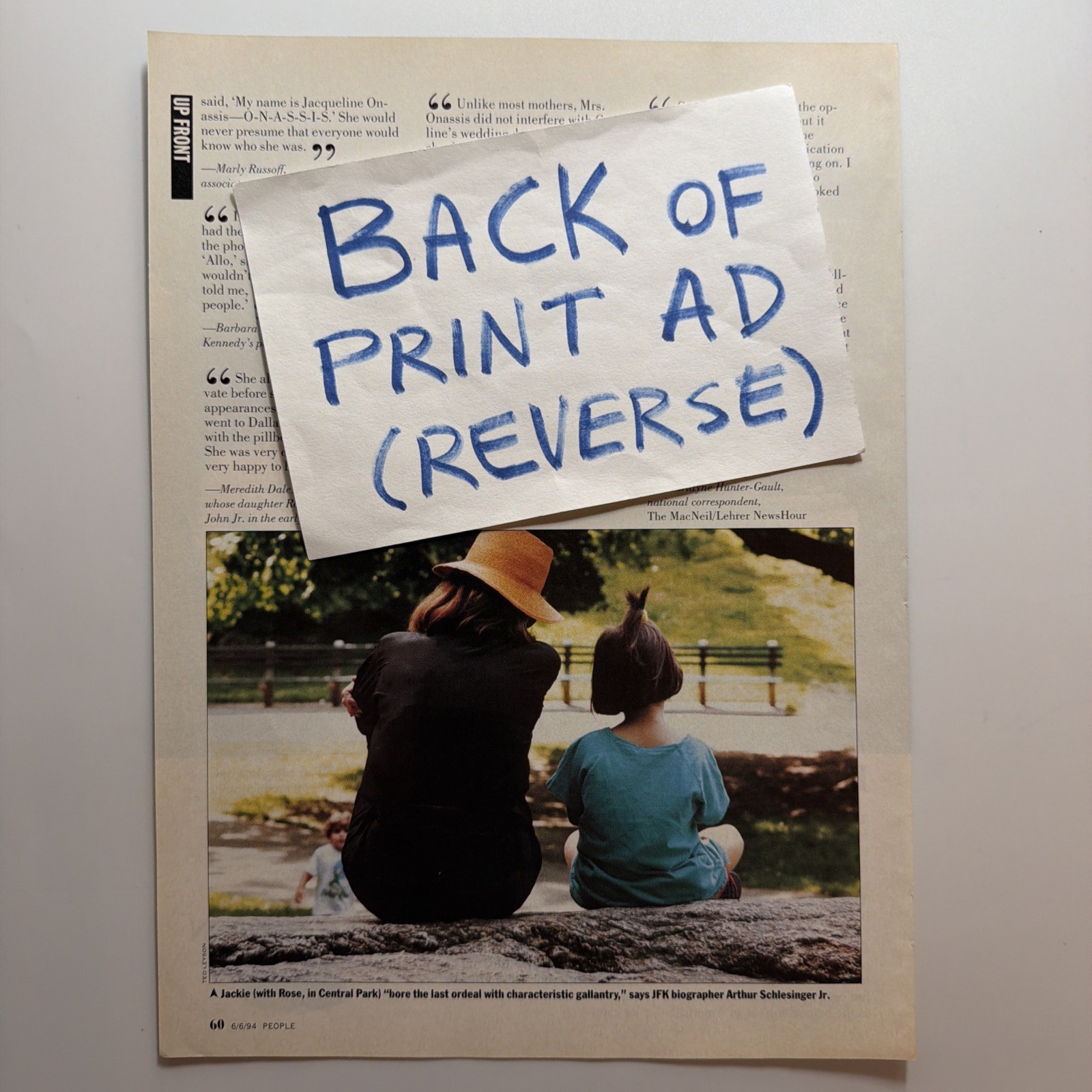 1994 Ford Taurus PRINT AD White 4 Door Sedan Photo Vintage 90s Best Selling Car