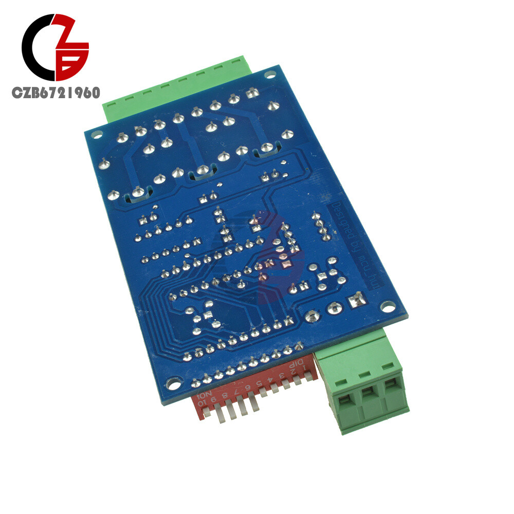 DMX512 Relay Decoder RGB LED Dimmer 3 Channel 12V 5A Relay Switch Controller