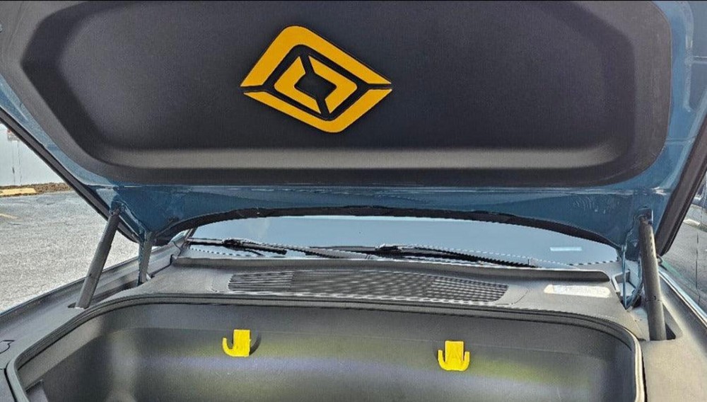 Rivian magnetic "Frunk" hooks