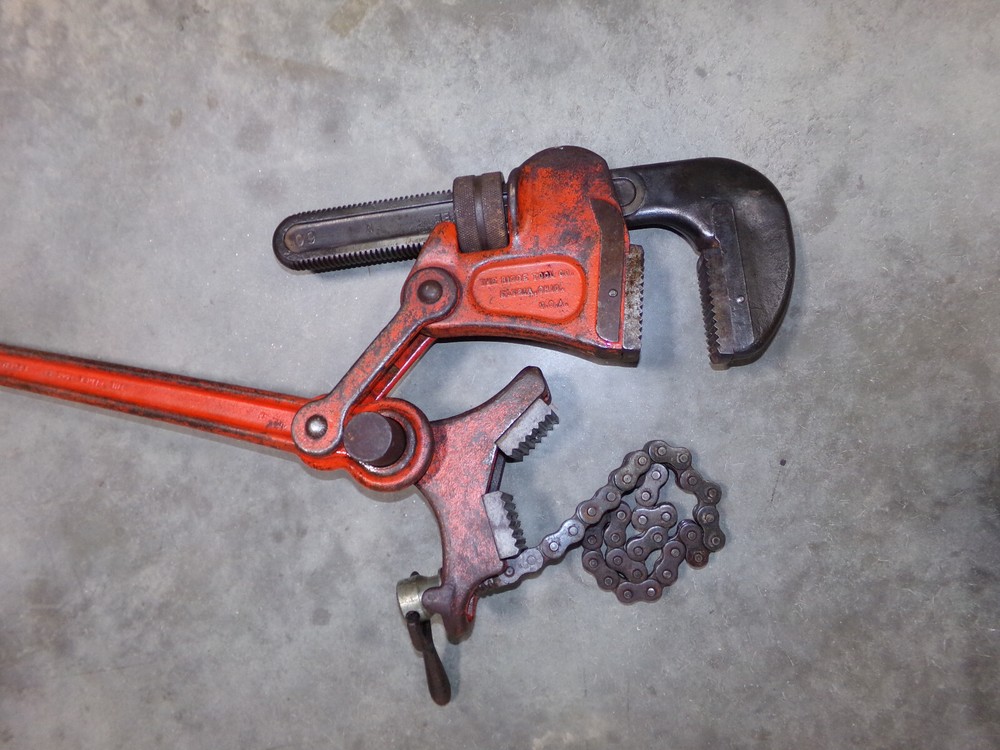 RIDGID Super Eight Compound Leverage Pipe Wrench S8-A 31390 8"