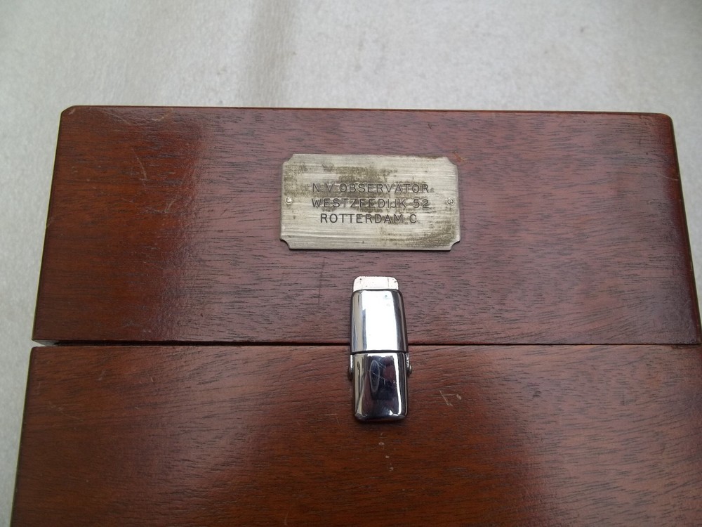 Vintage Thomas Mercer Marine Chronometer Case