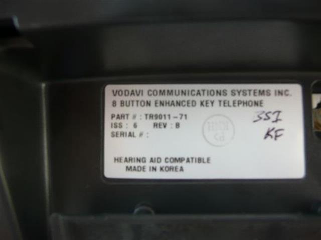 Vodavi TR9011-71 Basic Phone