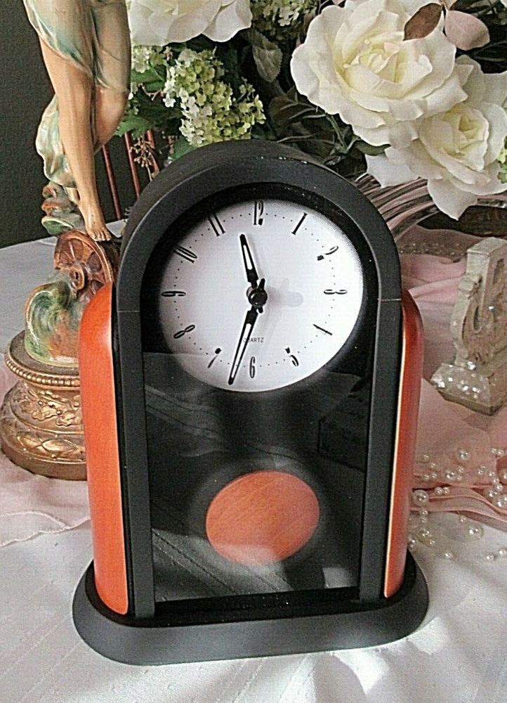 QUARTZ MANTLE PENDULUM CLOCK ARCHED FRAME ~ NEW IN BOX