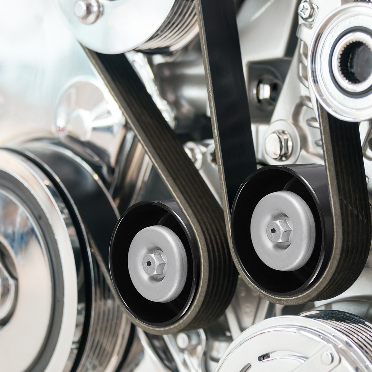 NEW 90K-38159 A/C Drive Belt Tensioner Kit For Chevy Silverado GMC Cadillac