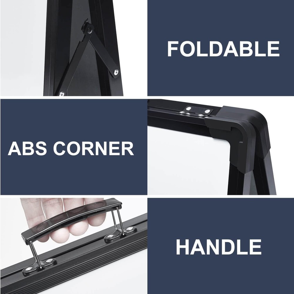 Compact Double Sided Whiteboard for Teachers & Students