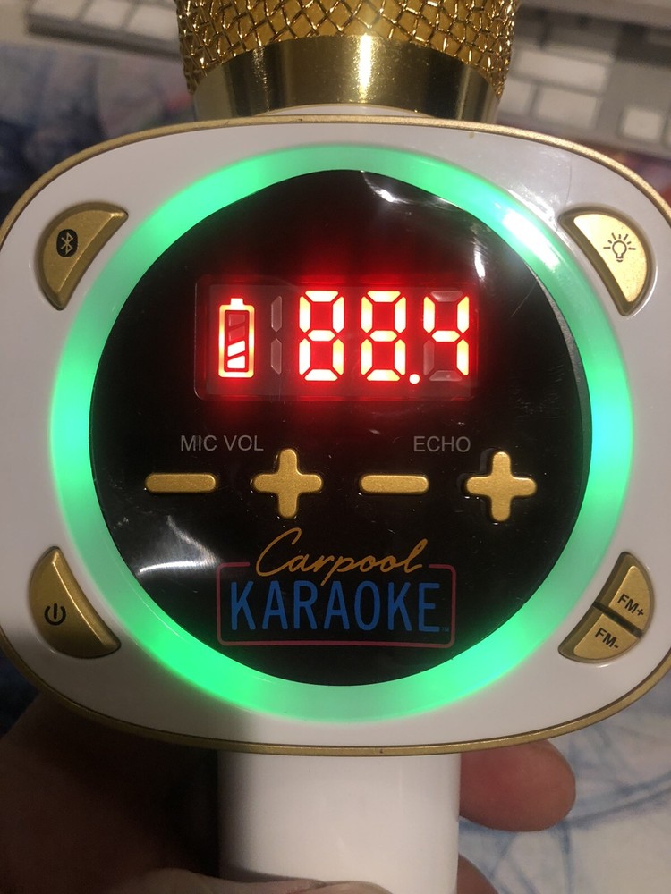 Carpool Karaoke Singing Machine Mic Tested Works