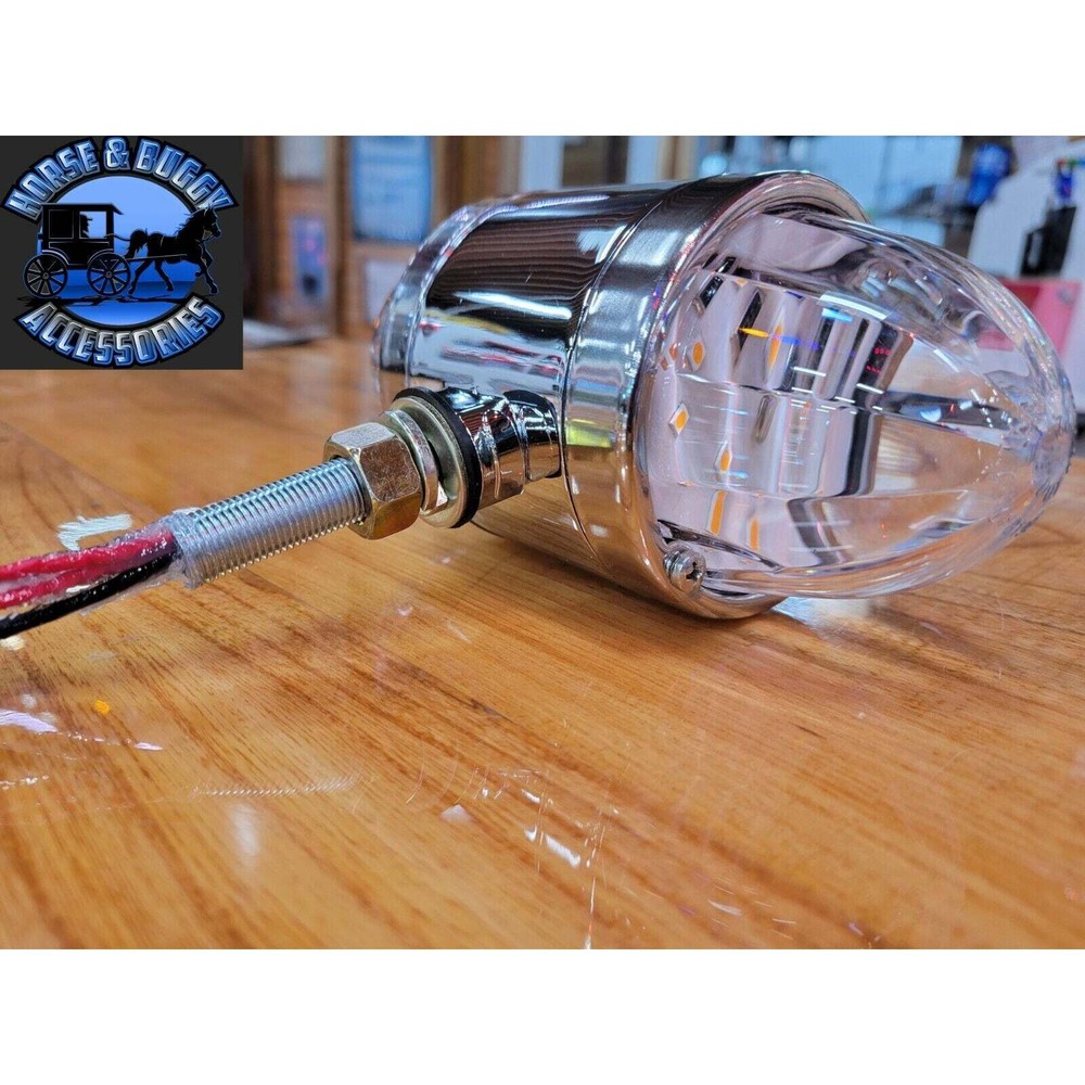 51549 18 LED Dual Function Watermelon Double Face Light Amber LED/red with clear