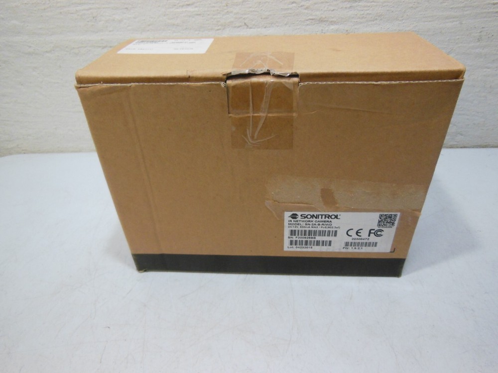 SONITROL SN-2A-B-RIWD IR Network Camera - New