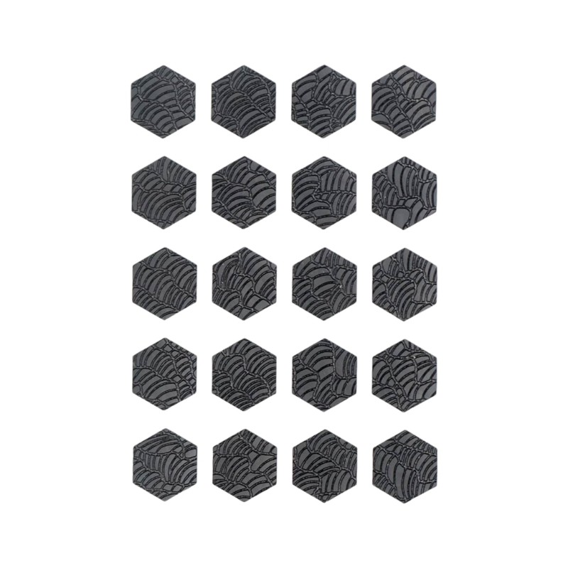 Sweat Resistant Mouse Sticker Hexagonal Pattern Grip Pad Quick Installation