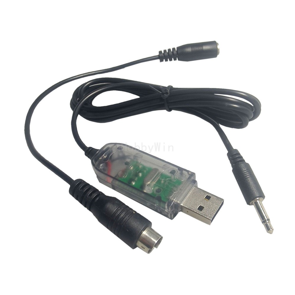 Detrum DTM-U020 Dynam Gavin TX Simulator Cable Set RC Hobby Airplane Training