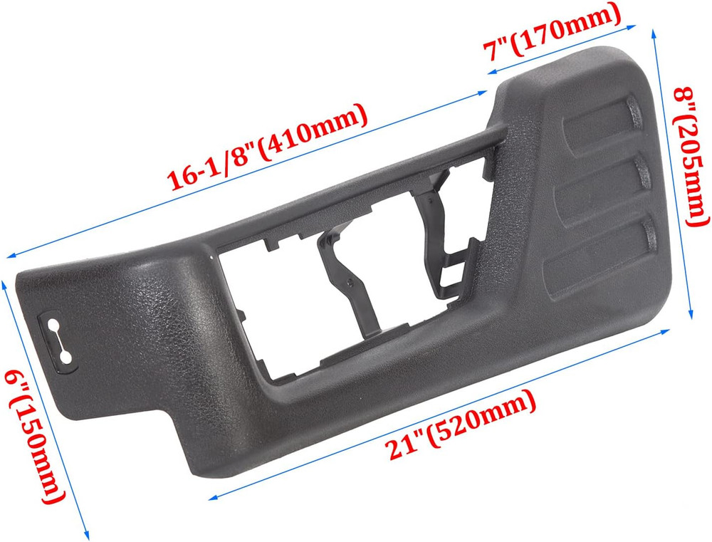 Front Driver Seat Panel Trim Charcoal Black Interior Replacement Cover Panel