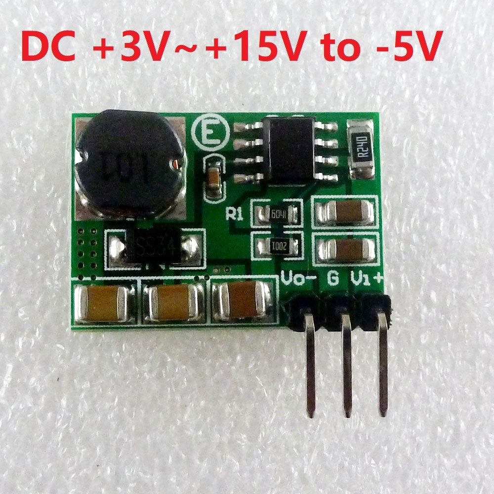 500mA 3-15V to -5V DC-DC Boost-Buck Inverting switch regulators +/- Voltage