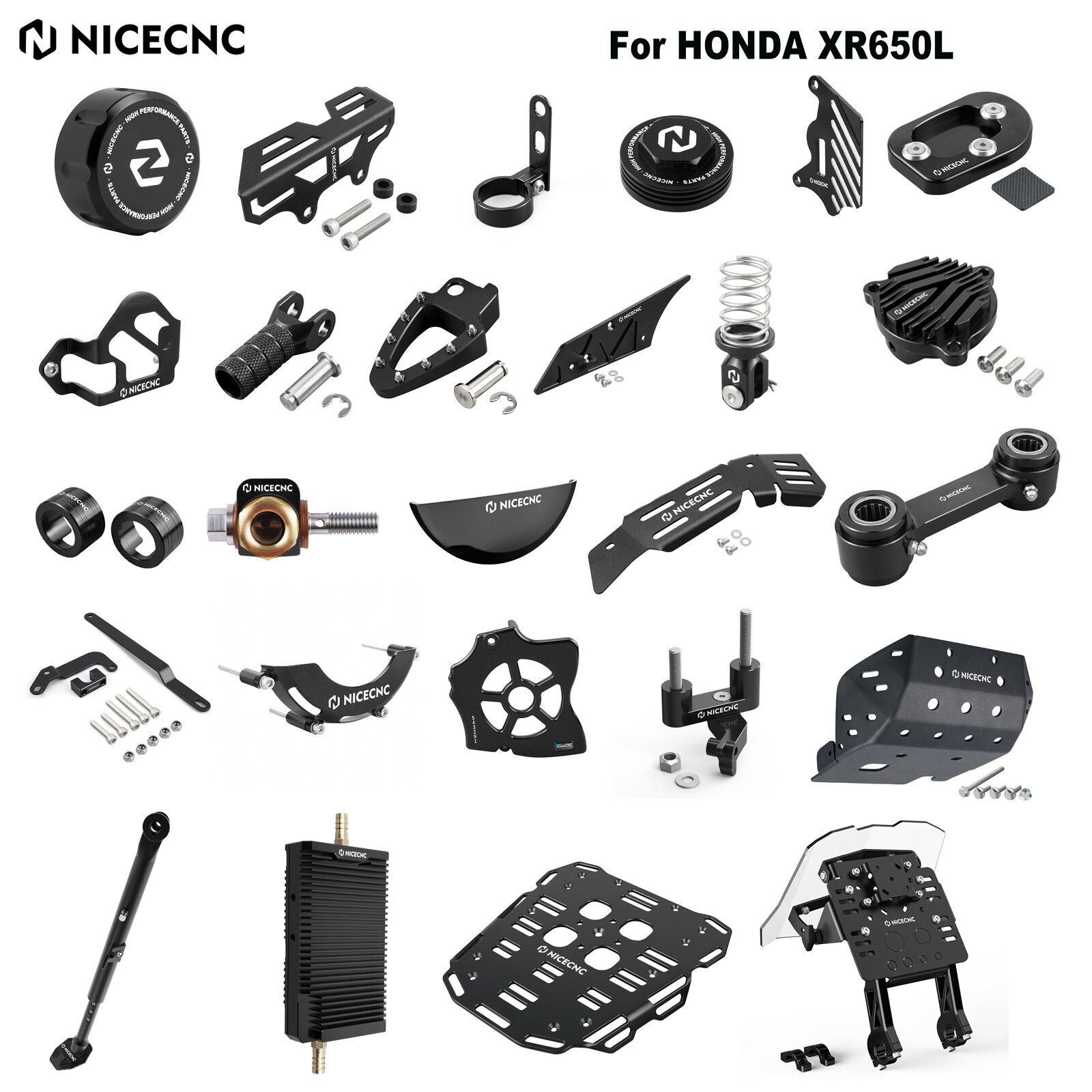 NiceCNC Fairings Body Kit Foot Peg Chain Cover For Honda XR650L 1993-2023 2024