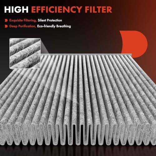 3-PC Cabin Air Filter with Activated Carbon Compatible with Mazda Vehicles -