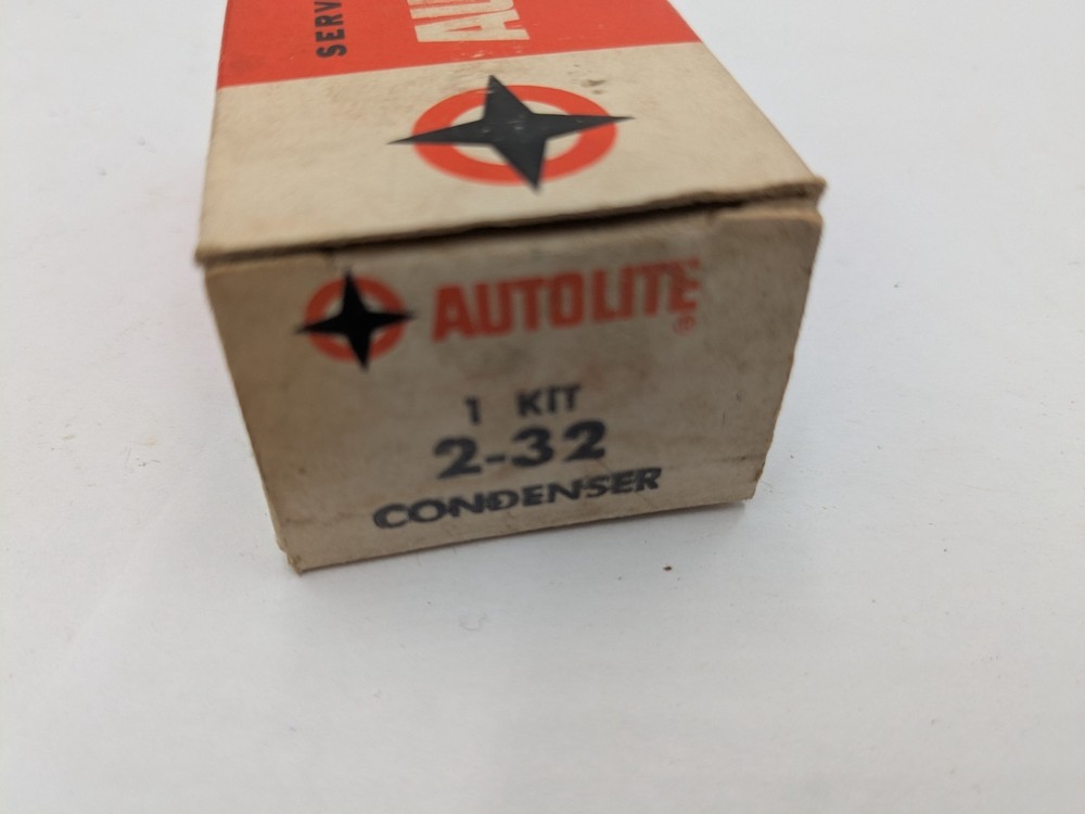 Nos Autolite 2-32 Ignition Condenser