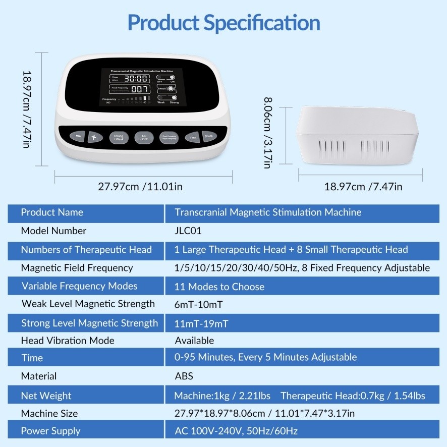 Head Stimulator rTMS Machine Transcranial Magnetic Stimulation for depression