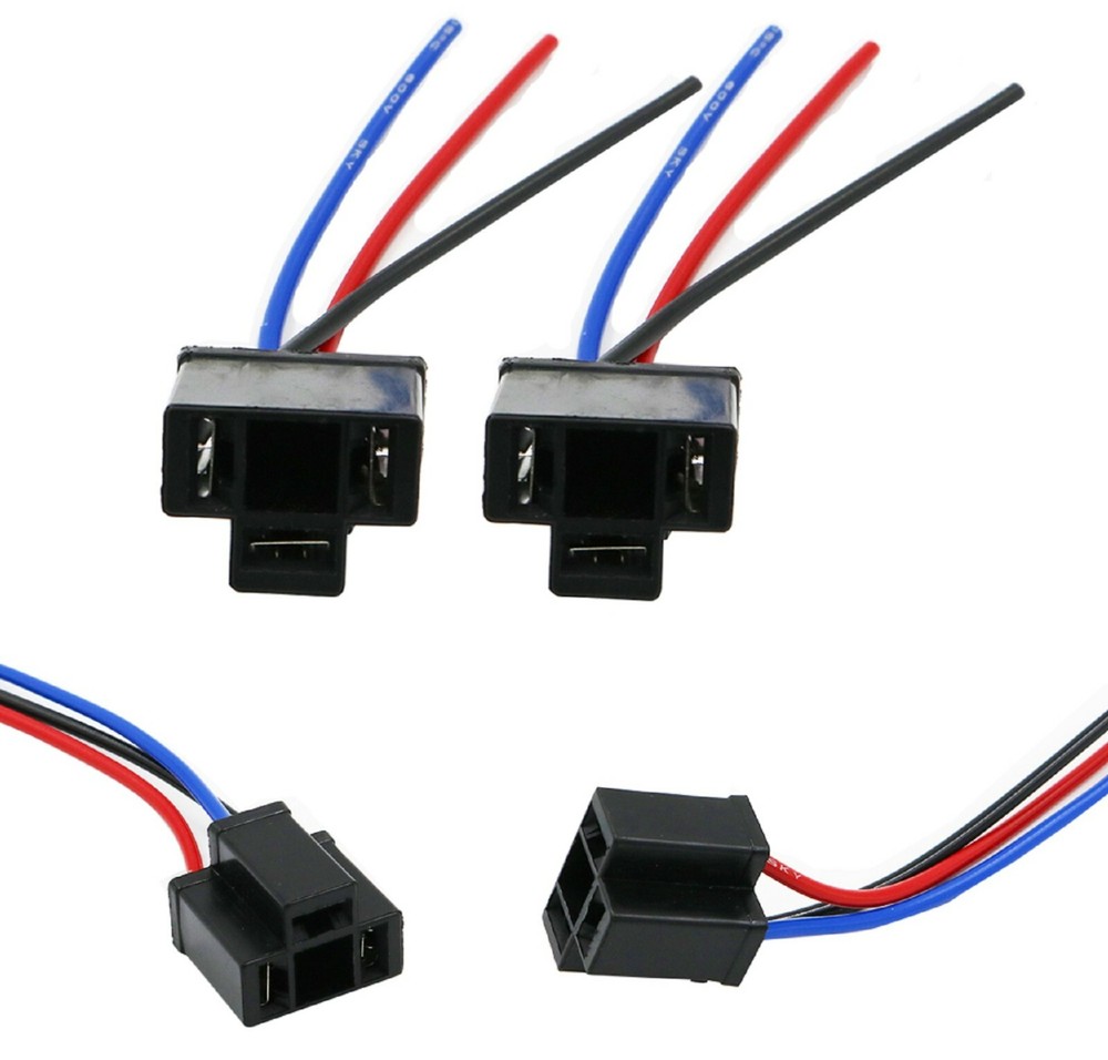 Wire Pigtail Female P S H5054 Two Harness Headlight Bulb Plug Replacement Socket