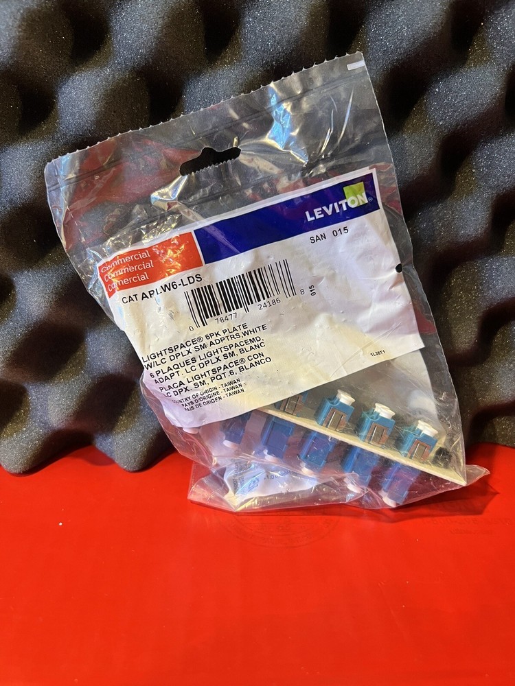 Pack Of 6 LEVITON APLW6–LDS Adapters San 015