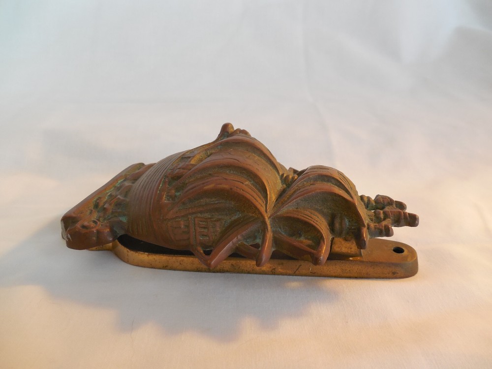 Vintage brass ship door knocker