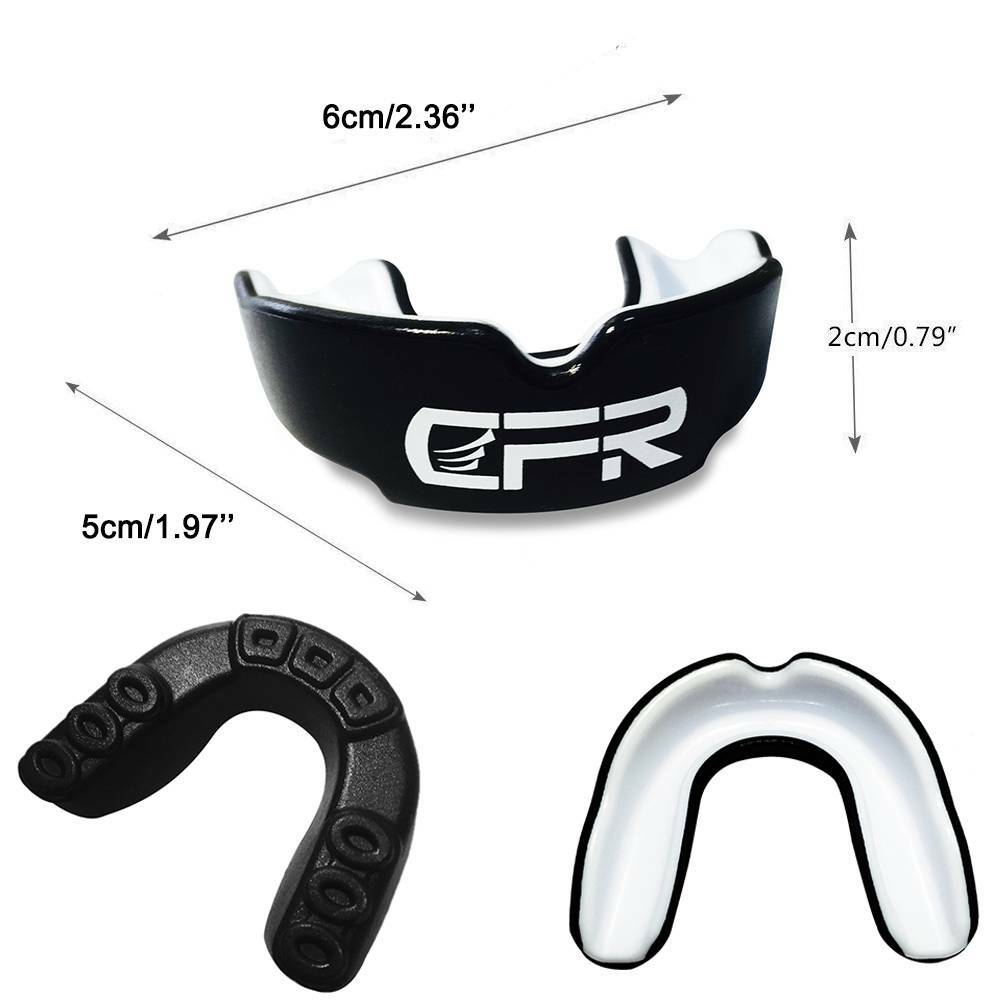 Gel Gum Mouth Guard Shield Case Teeth Grinding Boxing MMA Sports Mouth Piece @