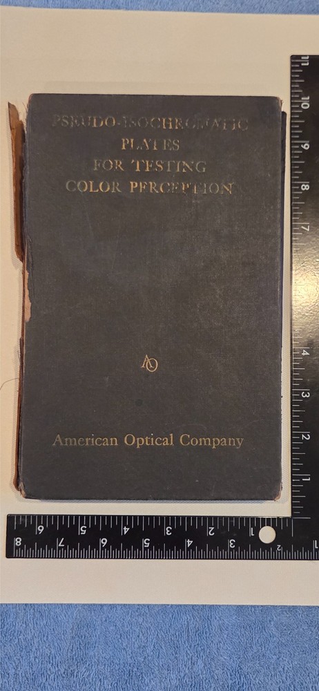 PSEUDO-ISOCHROMATIC PLATES FOR TESTING COLOR PERCEPTION / COLOR BLIND 22 PLATES