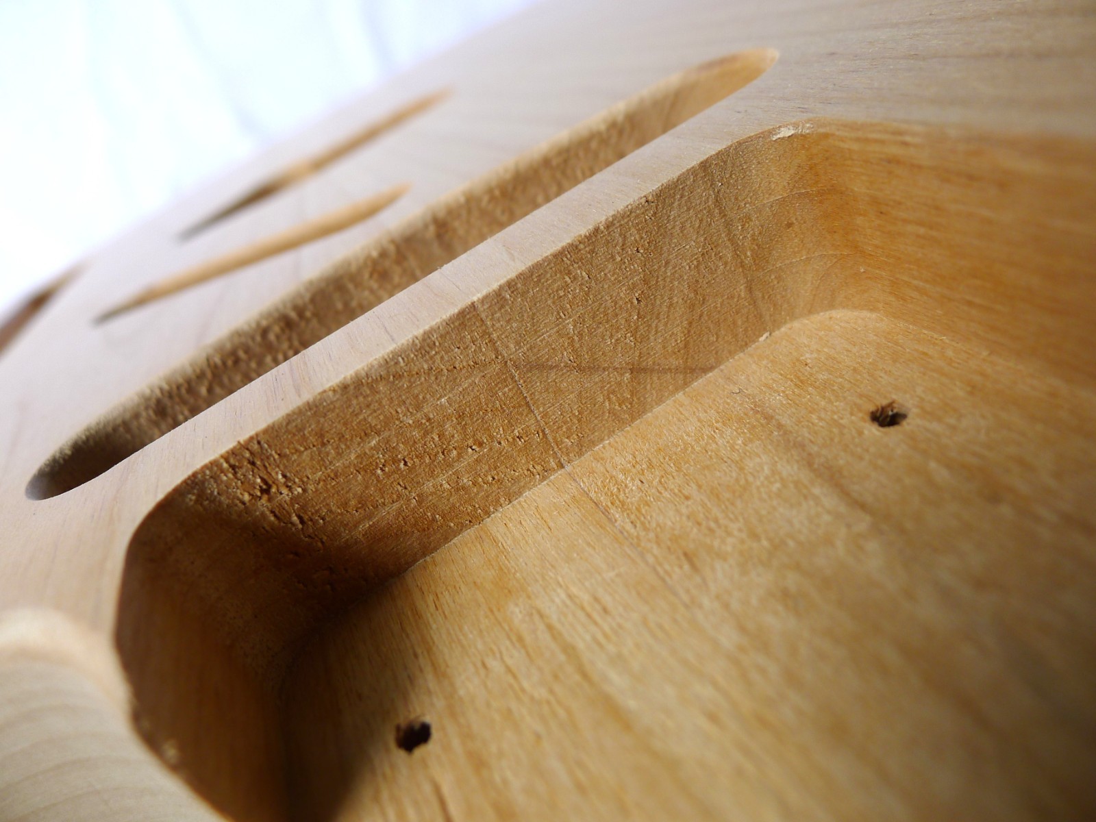 Tele Vintage Style Guitar Body 2 pcs Centre Joined Alder Unfinish ≦ 4.4Lbs