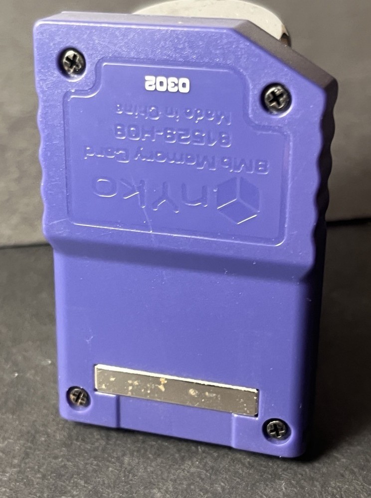 8MB Nyko GameCube Memory Card Purple