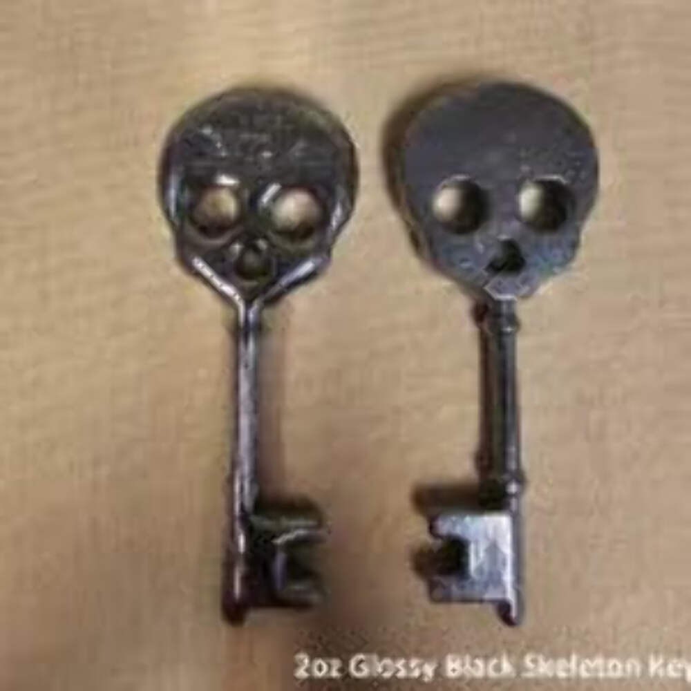 2oz YPS "Skeleton Key" 999+ Black Finish