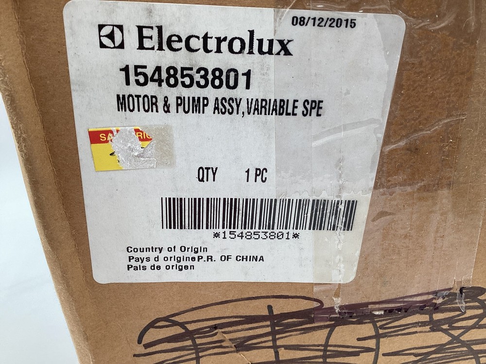 Electrolux 154853801 Dishwasher Motor Pump Assembly Variable Speed NEW