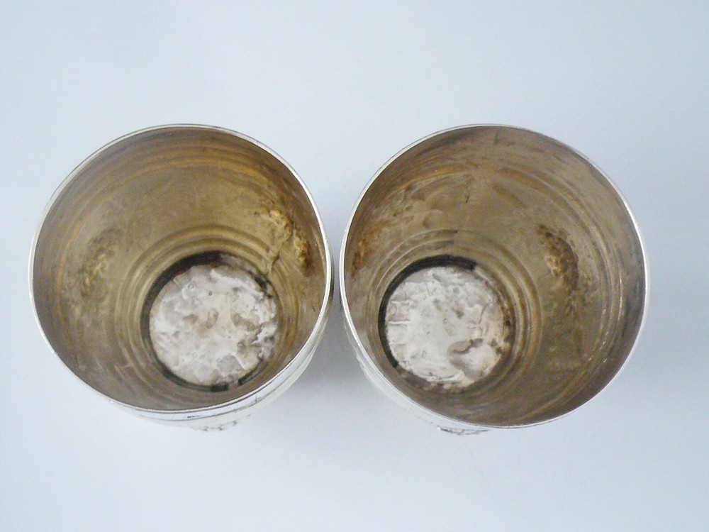 Silver Gilt Doppelbecher Double Beaker Brautbecher,