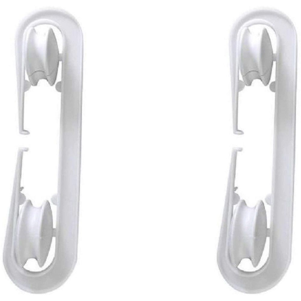 2 Pack White Plastic Clothesline Spreader Weatherproof Rustproof Rope Taut