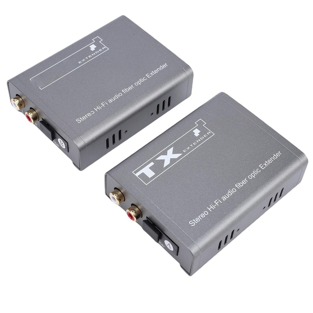 for RCA Audio Over Fiber Extender 20KM Single Mode 2KM Multi Mode for RCA Extend