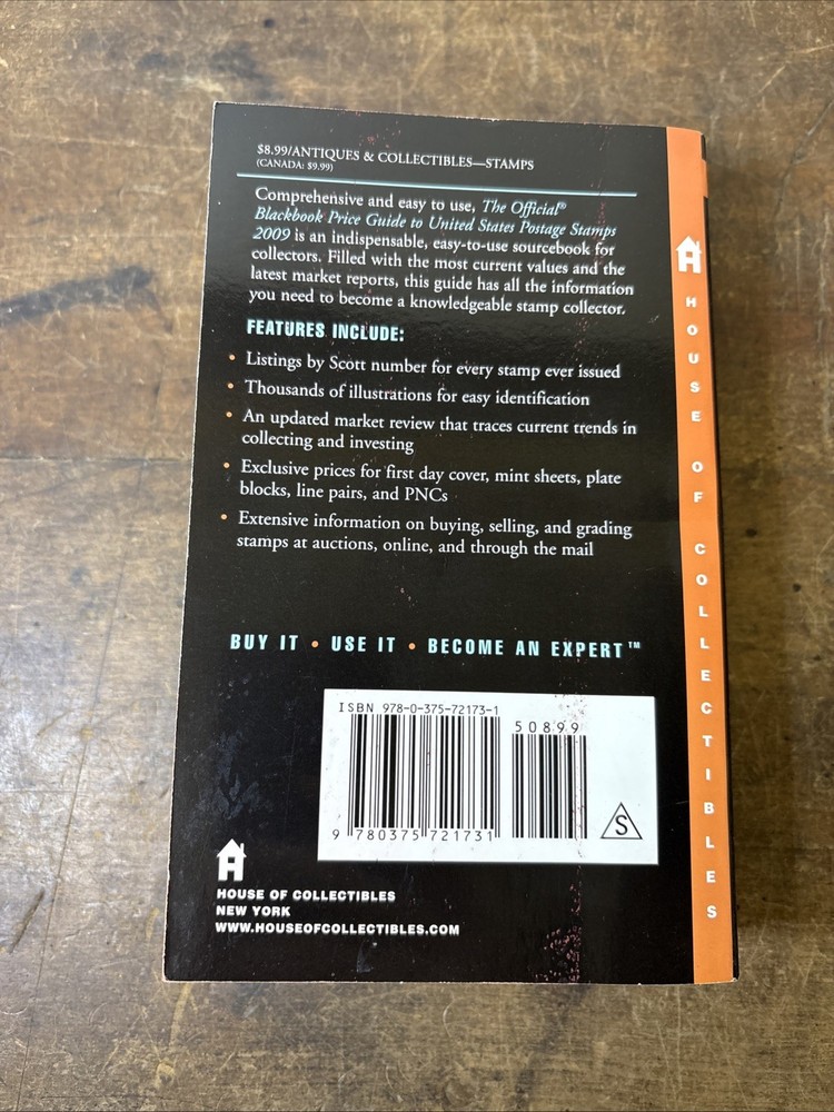 Official Blackbook Price Guide For US Postage Stamps 2009