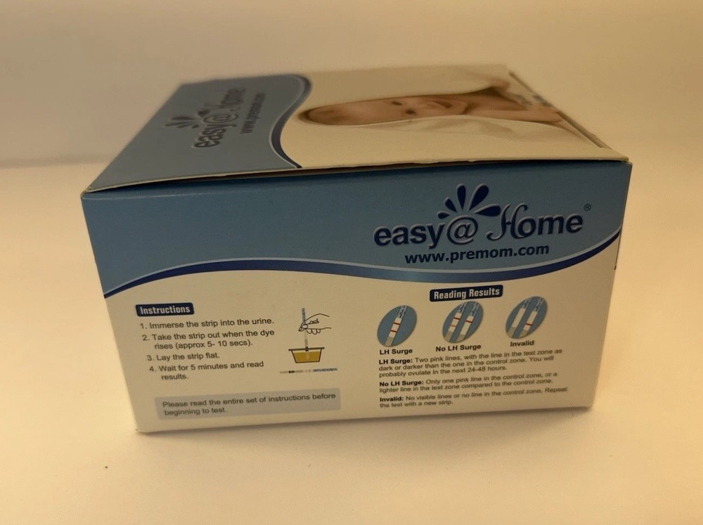Easy@home Ovulation Test Strips, 50 Tests, Exp 06/27