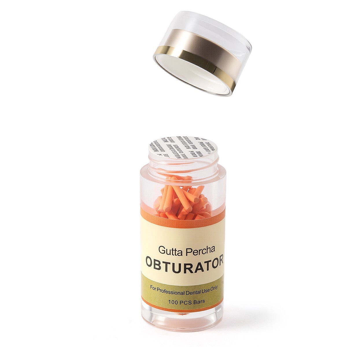 100Pcs Dental Endodontic Gutta Percha Pellets Bar for Obturation System Pen/Gun