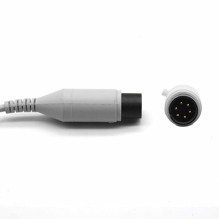 Nihon Kohden ECG Compatible 6 Pin 5 Leads - Snap