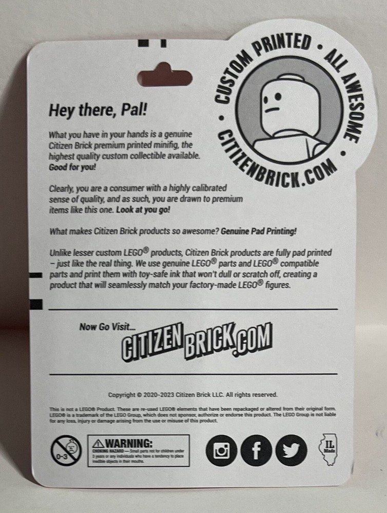 Citizen Brick Tiny Gangster NEW/VHTF