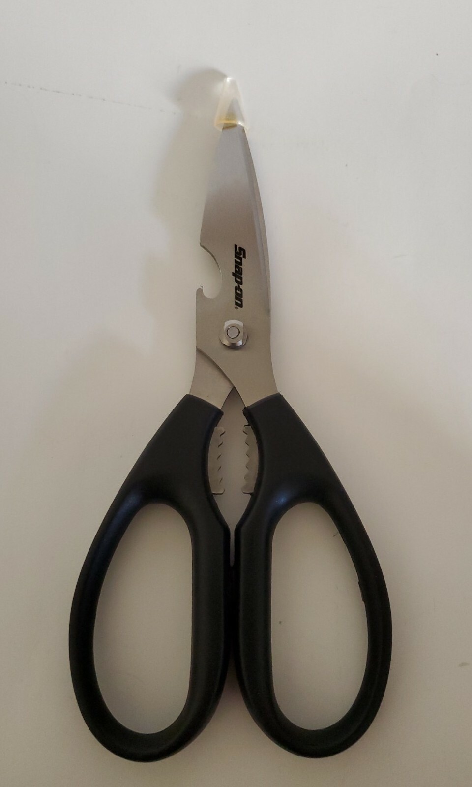 Snap on Tools Heavy Duty shears scissors black bottle opener nut cracker NEW!!!!