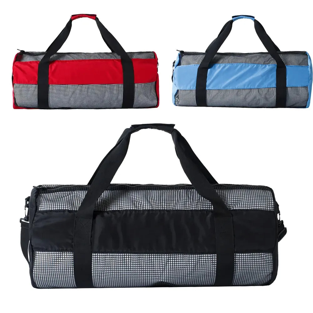 Effortless Dive Travel: Premium Mesh Duffle Bag for Easy Storage
