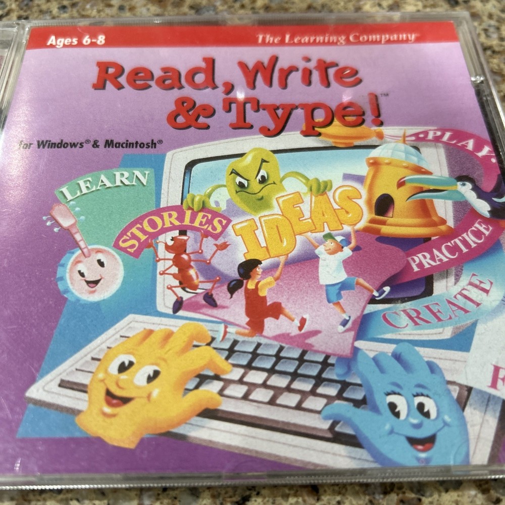 Read, Write & Type PC CD-ROM - Ages 6-8 -The Learning Company