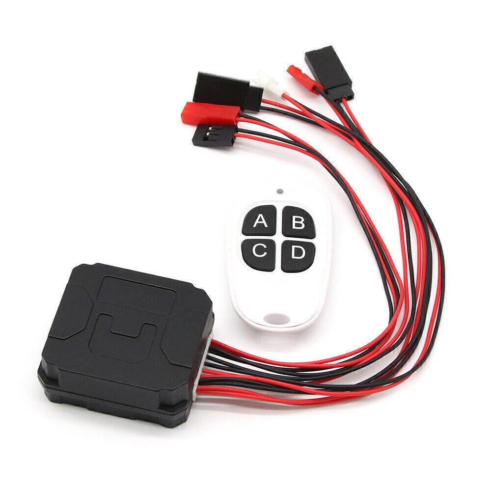 6-7.2V 4-Channel Wireless Electric Winch Remote Controller Light Group Switch