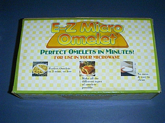 E-Z MICRO OMELET Maker PLUS Egg Separator - NEW in Box with Instructions!