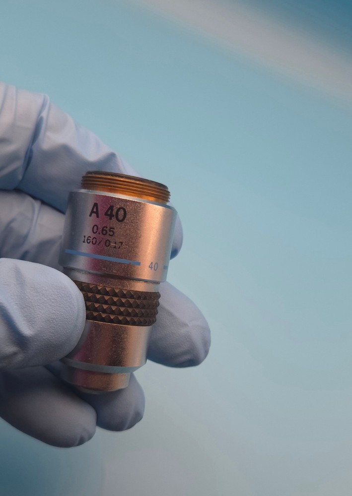 Olympus A 40 Microscope Objective 40x 0.65 160/0.17