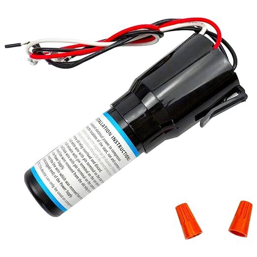 3Pcs RCO210 3 in 1 Relay Hard Start Capacitor Kits Refrigerator 1/2 HP 115VAC