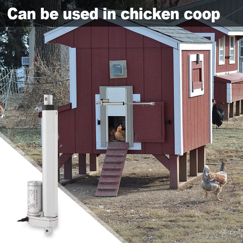 Electric Linear Actuator 400N 1500N 3000N 12V 50-1000mm Stroke Fast Speed 34mm/s