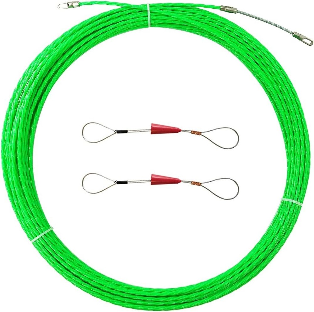 10M Fish Tape Cable Puller Kit - Lightweight Guide for Smooth Wiring Tasks