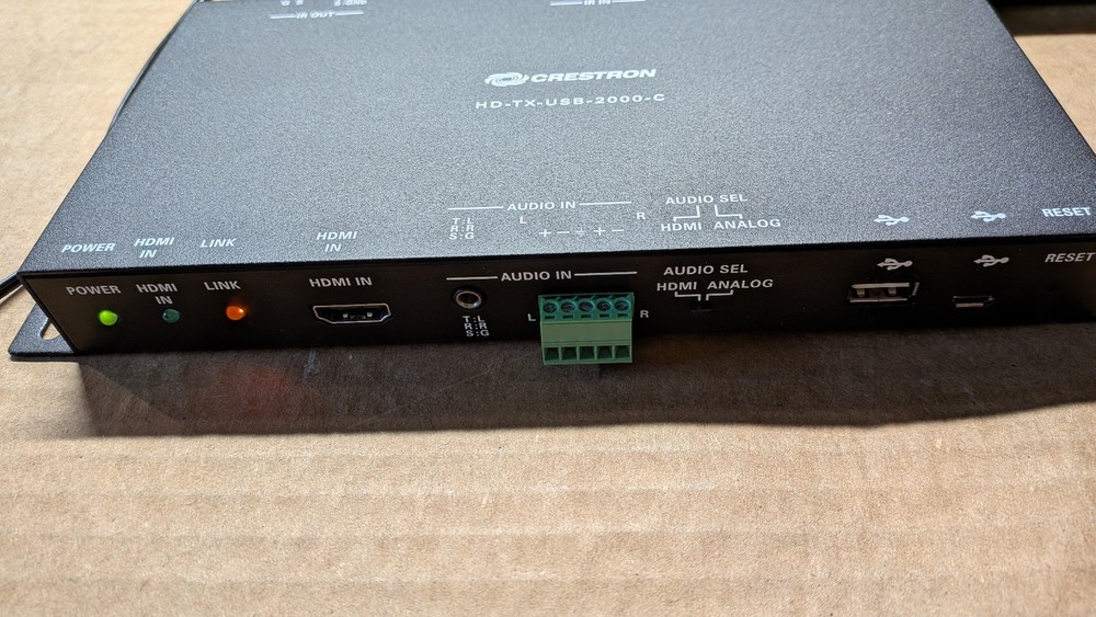 Crestron HD-EXT-USB-2000-C __ 4K HDMI & USB over HDBaseT Extender 2000