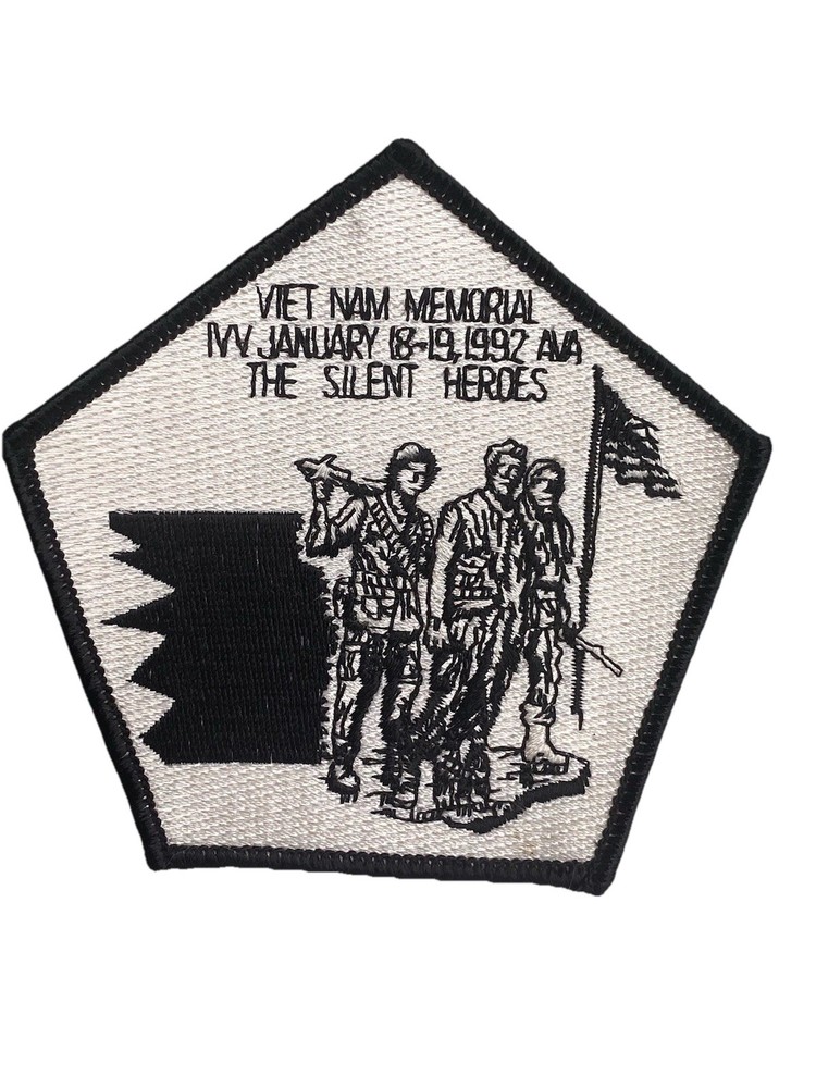 Vietnam War Memorial Silent Heroes Patch
