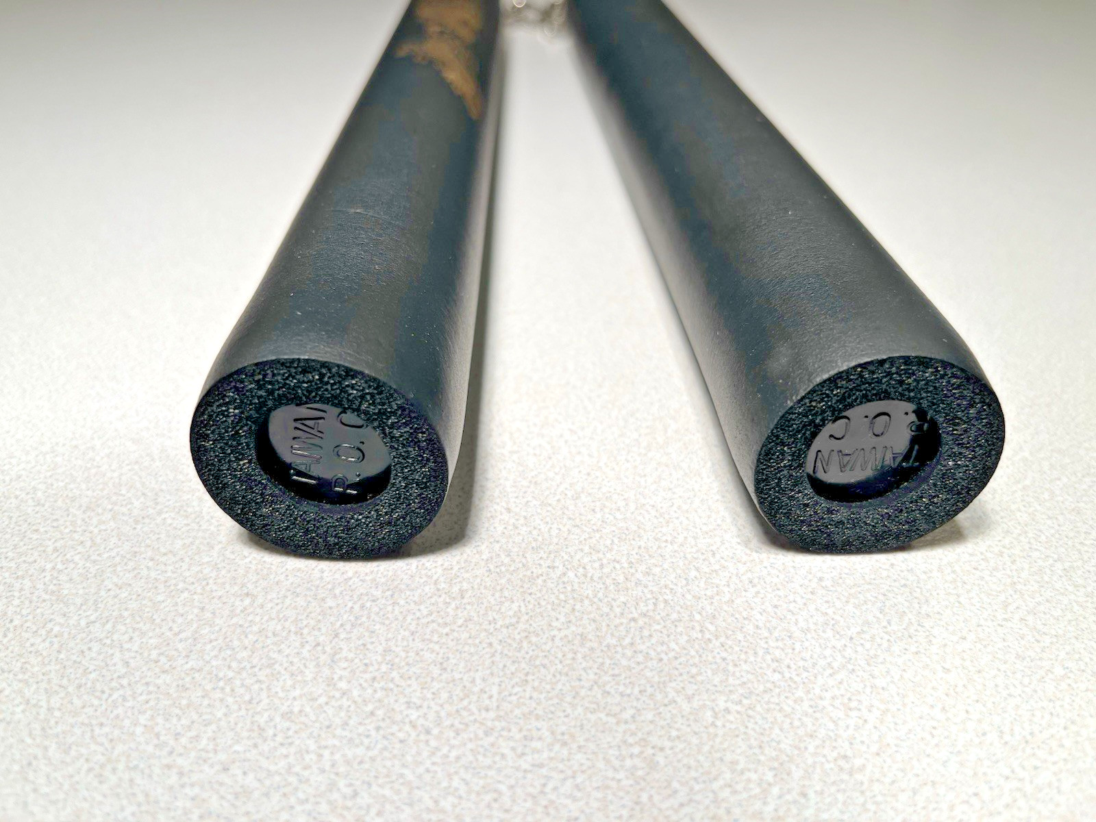 12" Nunchucks Nunchakus Beginners Training Foam Rubber Steel Chain Black