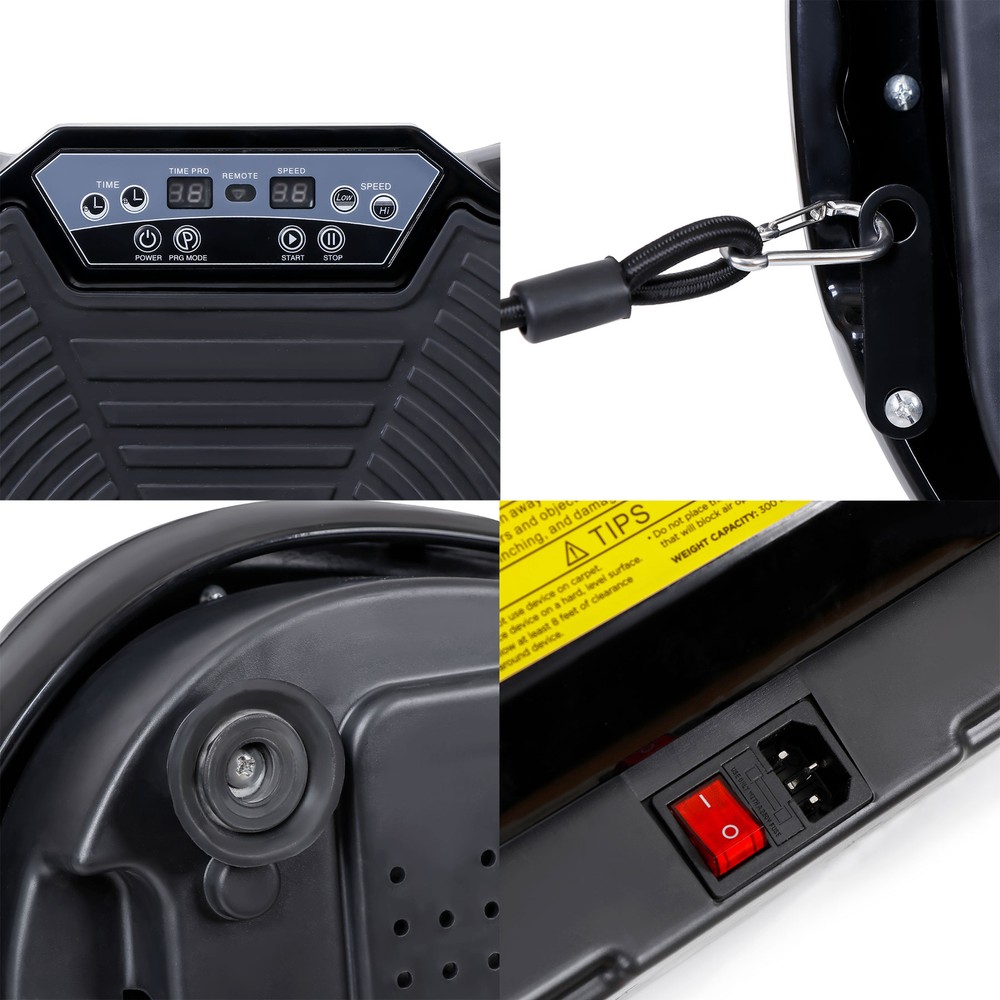 Slim Power Vibration Plate Exercise Machine Vibro Shaper 3 Program W/ Bluetooth